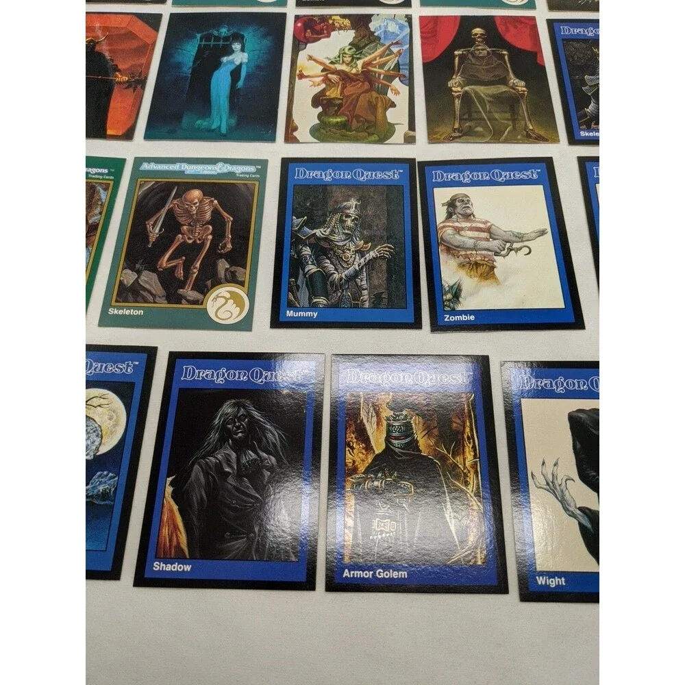 Lot Of (19) TSR Dungeons And Dragons And Fantasy Demons Undead Trading Cards